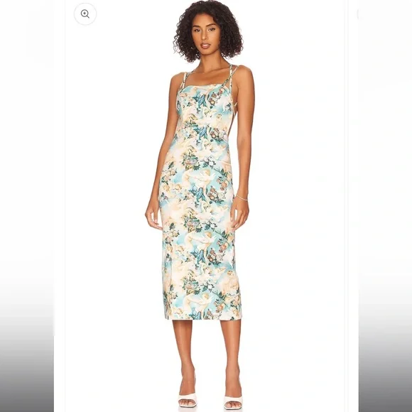knee length dresses for ladies Gracie Midi Dress ~ Black Voile – Show Me Your Mumu main image 1